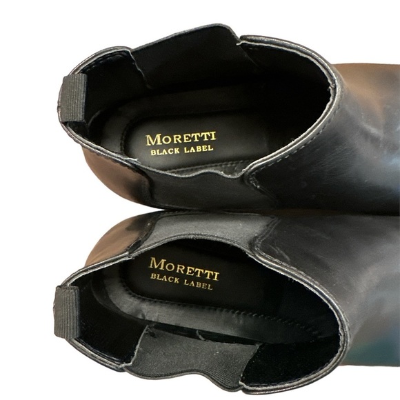 Moretti Black Label Todd II in Black. Size 10 D‎ Pull On Boots. main image 2